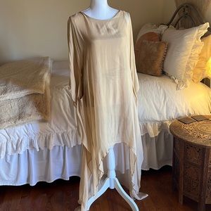 Beautiful flowy Silk & Viscose goddess like dress! Size S/M